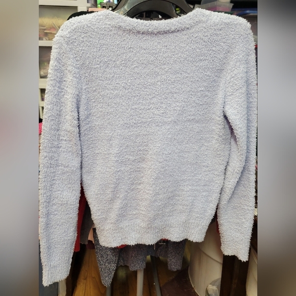 Shein Light Blue Button-Up Sweater Small Size 4 - Picture 2 of 6